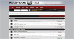 Desktop Screenshot of forum.peugeot205.pl