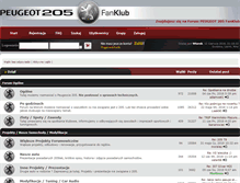 Tablet Screenshot of forum.peugeot205.pl